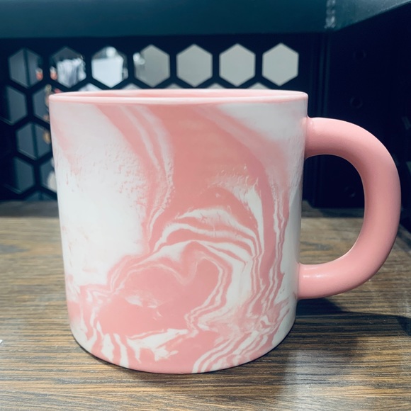 ❌ON HOLd❌ Starbucks Pink Pastel Ceramic Tie Dye Wave Coffee Cup Mug Tumbler New - Picture 6 of 6